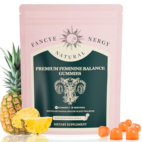 Vaginal Probiotics for Women Premium Feminine Balance Gummies for Women Hawaiian Pineapple Flavor Support Healthy Odor and Vaginal Flora pH Balance Digestive Health & Immune Support Vegan 60 C