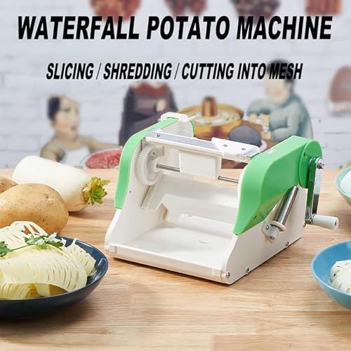 Picador manual de verduras, cebolla y patatas con 3 cuchillas, cortador de cocina y trituradora para preparar ensaladas