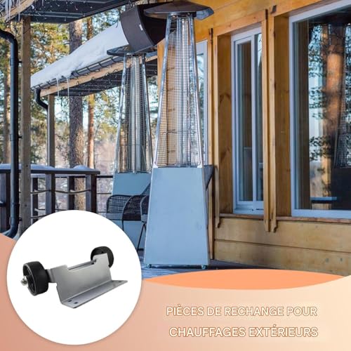 Roues de remplacement de radiateur de terrasse contre les roulettes cassées