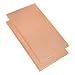 uxcell 18x30cm Single Sided Universal Paper Printed Circuit Board for DIY Soldering Brown 2pcs