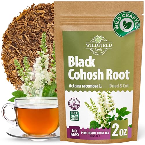 Image of 2 oz. Black Cohosh Tea Black Cohosh Root Herbal Tea (Actaea Racemosa) - 56g