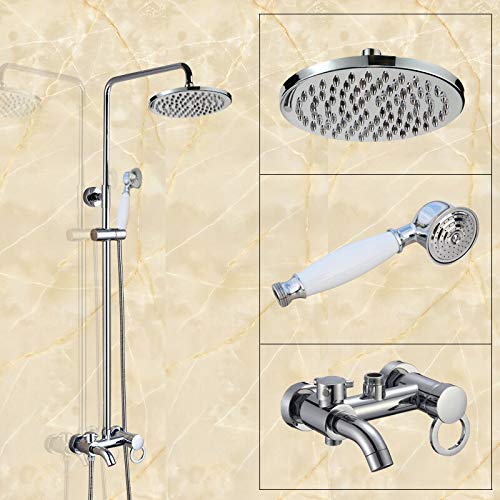 Ensemble de robinets mélangeurs de baignoire pour douche effet pluie relax