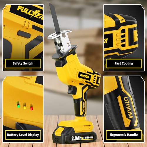 FULLYEA Cordless Reciprocating Saw