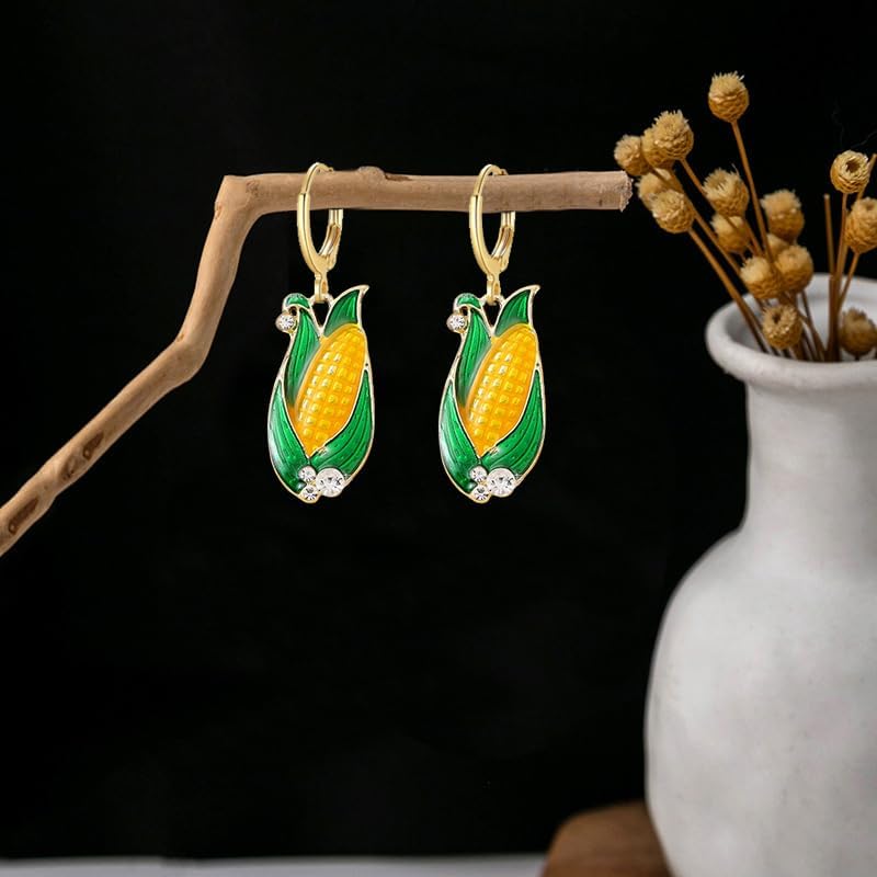 9Pairs Fall Earrings for Women Cute Squirrel Pine Cone Corn Maple Leaf Pumpkin Turkey Earrings Autumn Thanksgiving Earring Autumn Thanksgiving Jewelry Gift - Image 5