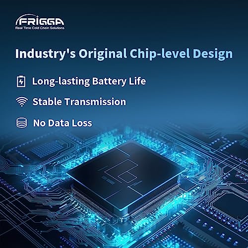 Image of Frigga T70 Pro 4G /5G Temperature & Humidity Monitor Real-Time Reusable Temperature Data Logger Remote Digital Temperature Recorder Refrigerator Thermometer Rechargeable 50000 Points