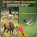 BLAZEVIDEO 2 Pack Trail & Game Camera, 64MP 1296P Professional Outdoor Cam with 0.1s Trigger Night Vision Motion Activated, IP66 Waterproof 120° Wide Angle for Wildlife Monitoring & Yard Security