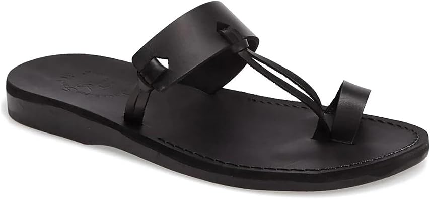 David - Leather Open Toe Sandal - Mens Sandals