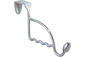 iDesign Orbinni Steel Over-The-Door Valet Storage Hook