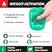 Heat Wave 3x5 Reusable Click Instant Heat Hand Warmer (Small Green 4 Pack)
