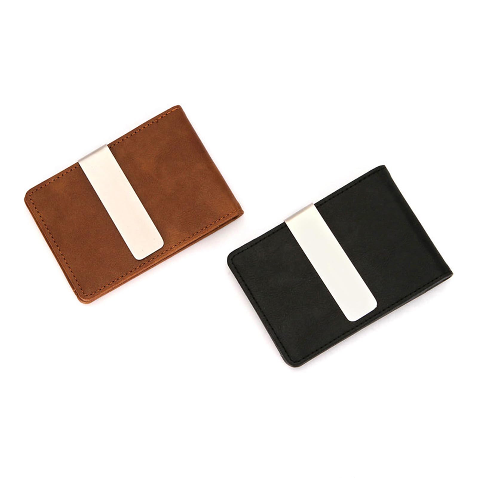 Zacisk do pieniędzy męski, Slim Wallet z zaciskiem do pieniędzy, Money Clip, Ultralekkie etui na karty, Kompaktowe etui na karty kredytowe RFID, Minimalistyczny portfel z zaciskiem do