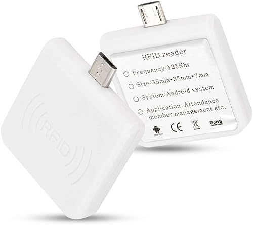 Miniatura 7 de Lector portátil de tarjetas inteligentes sin contacto, lector de tarjetas de teléfono móvil de identificación RFID de alta frecuencia con interfaz