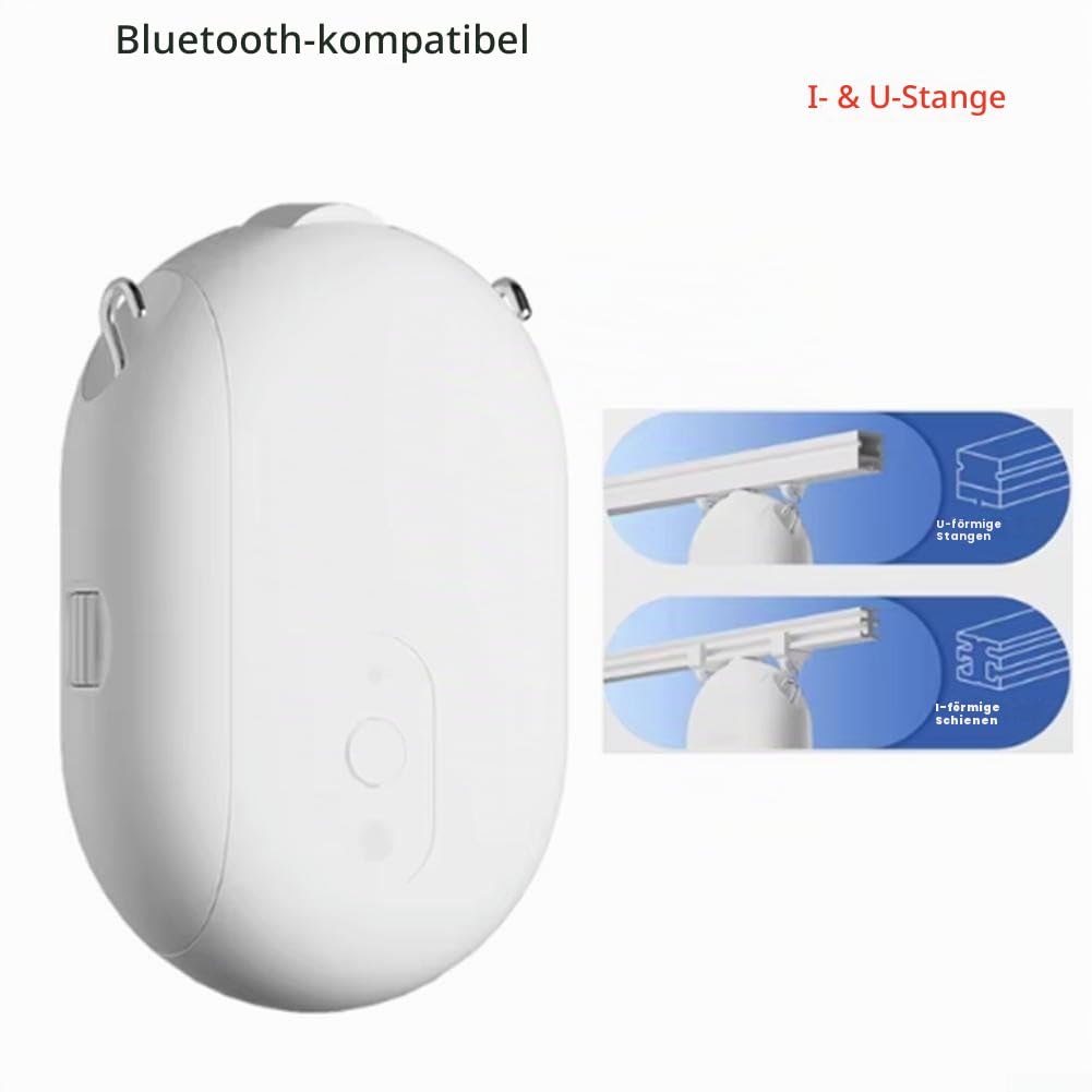 Intelligenter automatischer Vorhangöffner, automatisierte Vorhangsteuerung mit Tuya Wifi Smart Roboter, mühelose Integration für Heimautomatisierungssysteme (l&U Stange)