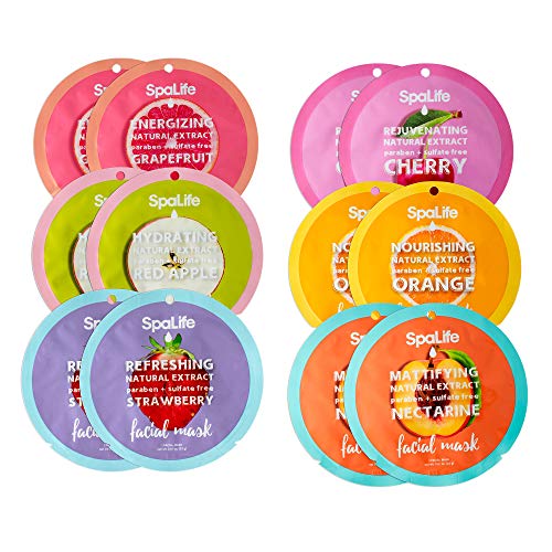 Spalife Fabulous Fruit Sheet Mask Collection (12 Pack) #TOP2