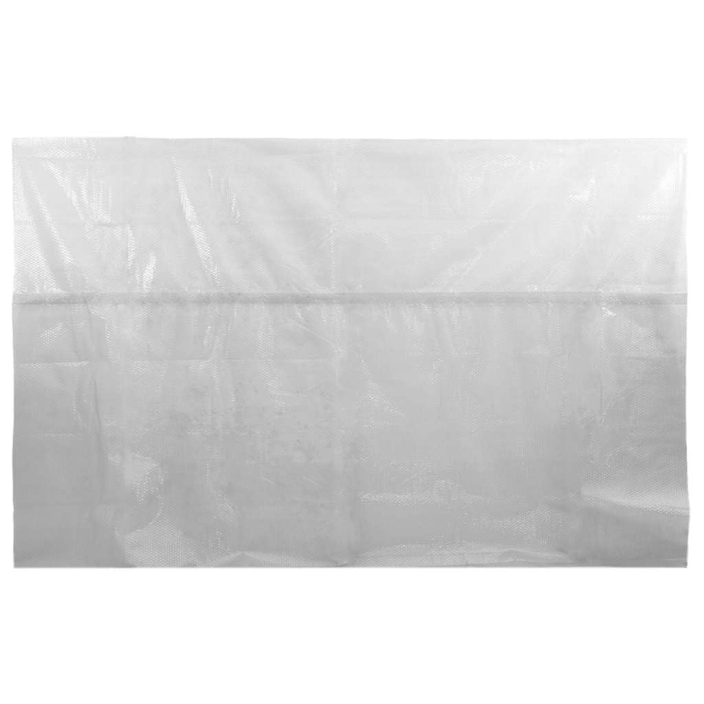 Mangloder Telo Solare Piscina Galleggiante in PE Grigio 450x220cm Pellicola Noppata per Piscine, Isolamento e Riscaldamento, Facile da Tagliare per Vasca idromassaggio e Piscine Bambini, Estate