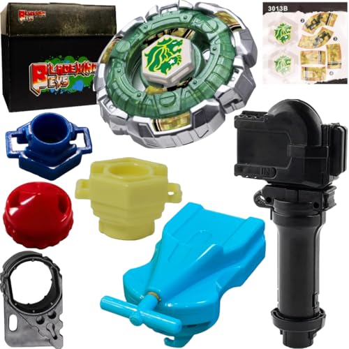 Image of BLADEKING BEYS BB-106 Fang Leon' 130W2D + 1 Way String Launcher (Right Spin) +Grip + Toy Box