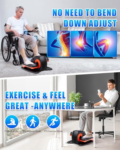 Putnen Under Desk Elliptical Machine, Ellipse Leg Exerciser While Sitting For Seniors thumb #1