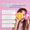 JoySpring Vitamin C and Zinc for Kids, Elderberry Liquid Supplement | Alcohol-Free Toddler Vitamin C | 3+ Years | (2 fl oz) 30 Servings