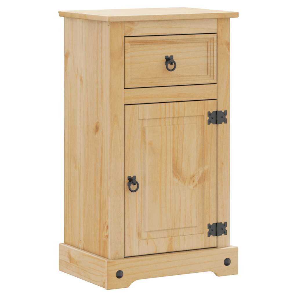 Snsowed Juego de Muebles de baño Corona 4 pzas Madera Maciza Pino, Muebles para Baño, Muebles para Lavabo, Armario Baño - 3334634