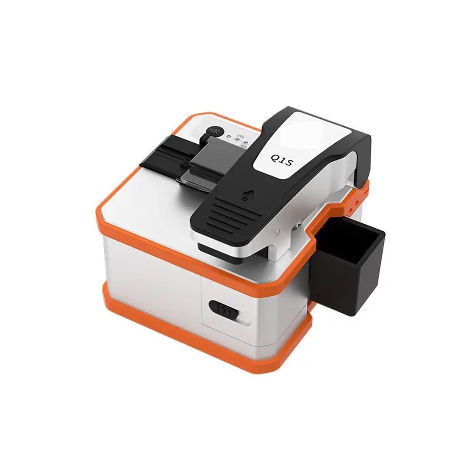 CUDTAPI Optical Fiber Cleaver, Fiber Cleaver, Optic High-Precision Q1S Fully Automatic Electric Rechargeable Cable Cutter Ftth Optical(With Default Blade)