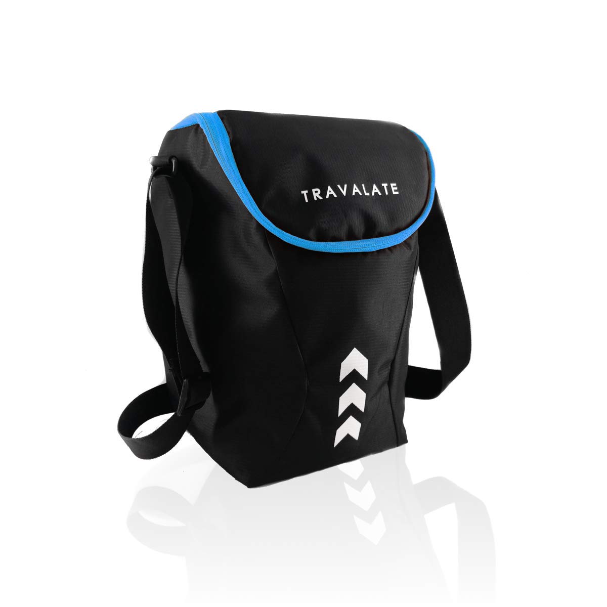 TRAVALATE® Mens/Womens Thermally Insulated Waterproof Polyester Lunch Bag (Black Blue, 12 L) (B08L8DMB3S) Amazon Price History, Amazon Price Tracker