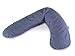 Theraline 51007701 Housse pour le coussin d'allaitement d'origine, 190 cm, Marine