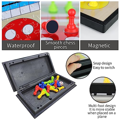 Mini Juego de Mesa Magnético Ludo para Viaje Kidami miniatura 2