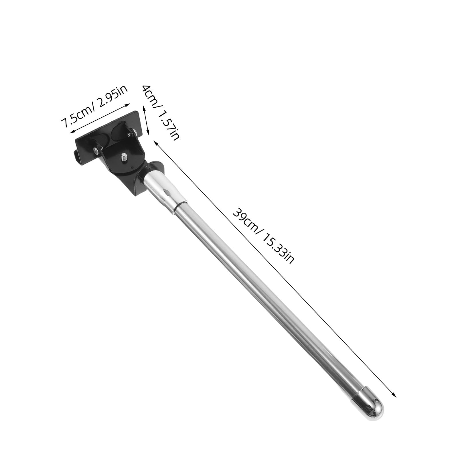 Antena para Vehículo - Accesorios Exteriores para Decoración Y Mejora de Señal - Reemplazo de Antena Esencial para Camioneta de 36 Cm (Negro)