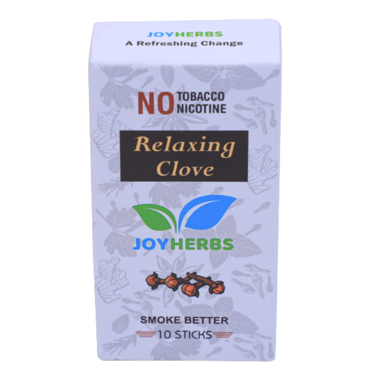 Clove Natural Herbal Cigarettes - Blend of Herbs - Tobacco and Nicotine Free 1 Pack - 10 Smokes