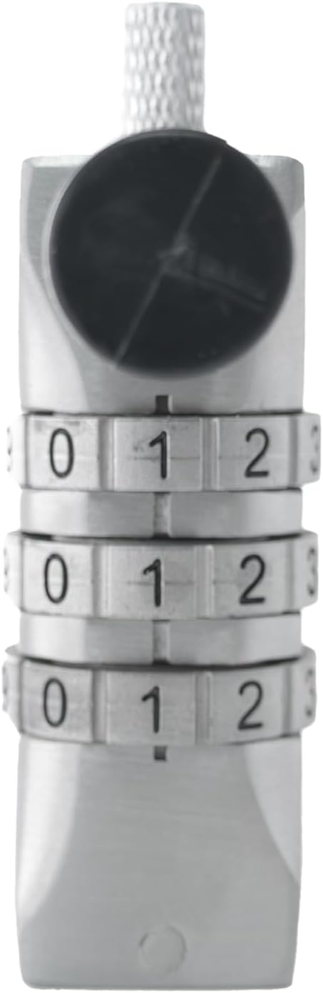72/66 66mm Stainless Steel Combination Padlock, Weather-Resistant Rust-Proof Outdoor Lock for Trailer, Boat, Shed, Small Gate, General Storage