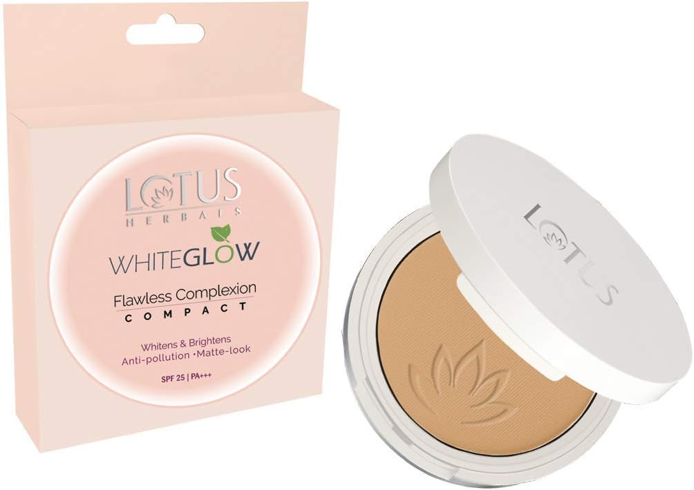 - Lotus Makeup Whiteglow Flawless Complexion Compact, 10g