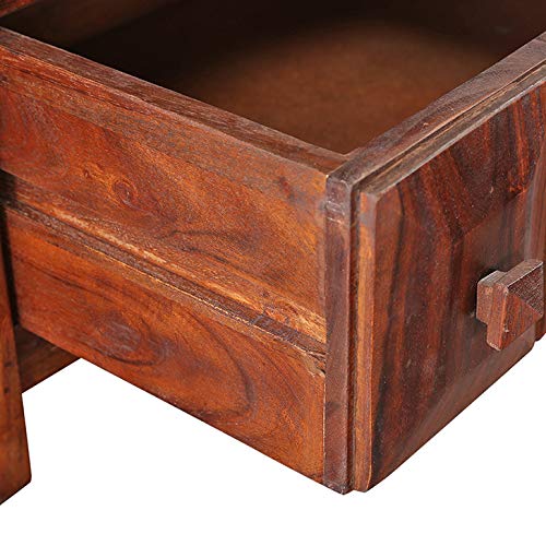 Image of HomeTown Woodrow Solid Wood Center Table