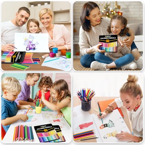 V-Opitos 48 Pack Colored Pencils Set - Pre-sharpened Art Supplies