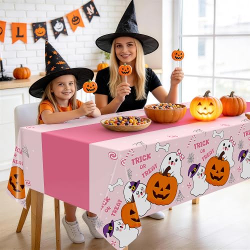 Image of Childom 3 Pack Halloween Tablecloth Rectangle Table,Halloween Decorations
