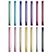 Produktbild Casiwaft 14er Set Vinylfolie Heat Transfer Glitzer Transferfolie Vinyl HTV Craft Sheets for DIY T-Shirt Textil, Handwerk, Leder mit 14 Farben(25cm*30cm)