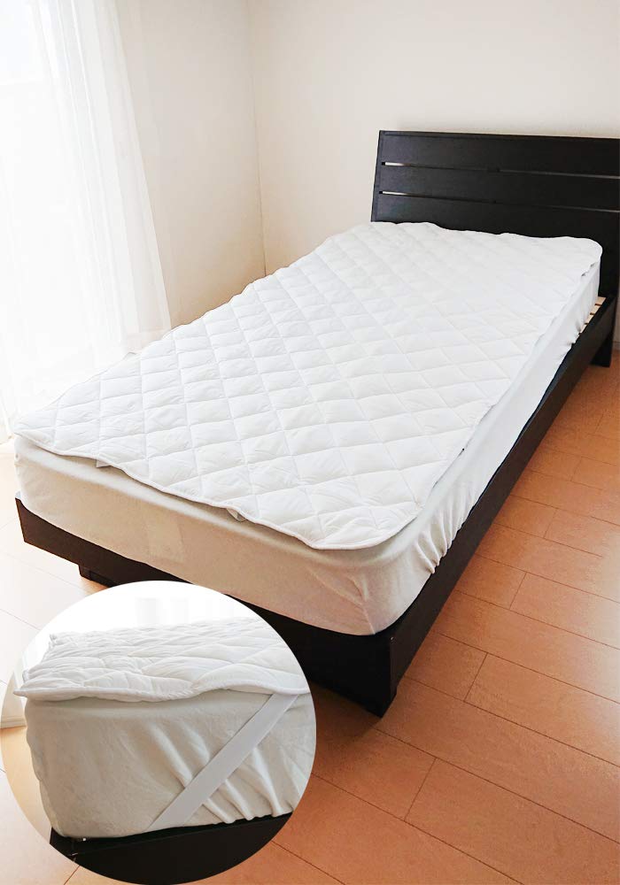 FRANCEBED セミダブル スプリングマットレス　ベッドパッド・シーツ付き Amazon｜【フランスベッド正規品】 寝装品セット オフホワイト色