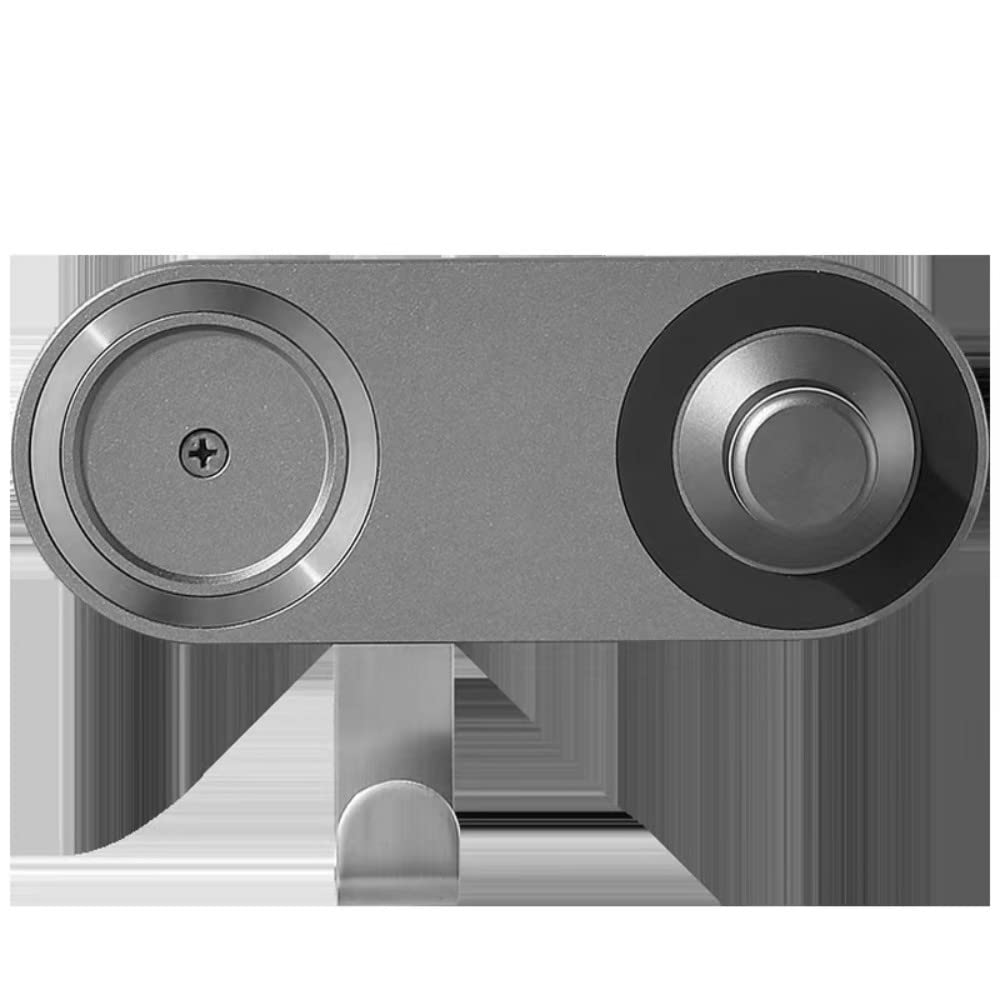 Soporte magnético para secador de pelo, estante organizador montado en la pared, estante de almacenamiento para secador de pelo Dyson Supersonic (plateado)