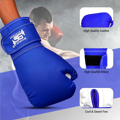 Image of Boxing Gloves - Training Gloves with Hook and Loop Velcro Closure for Long-Lasting Strength and Durability