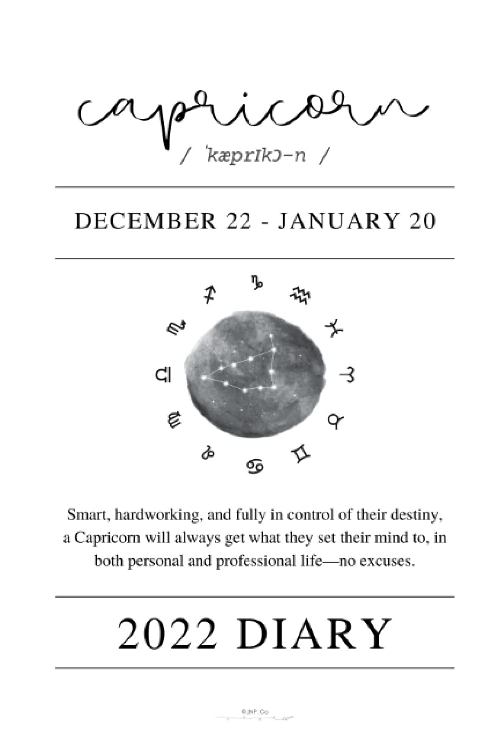 Buy 2022 Diary for Capricorn Includes New & Full Moon Dates