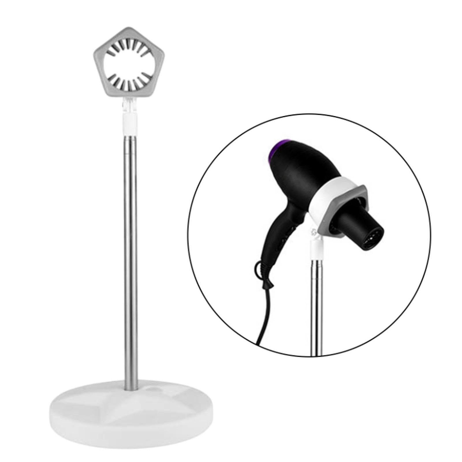 Kokiya Lazy Hair Dryer Stand Hands Angle Adjustable Sturdy Adjustable Height and Angle for Elderly Makeup Room Women Daily Use