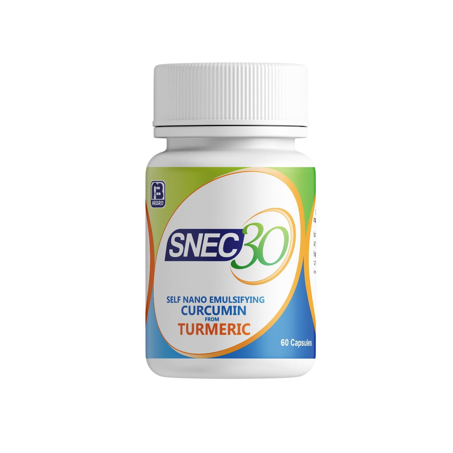 SNEC30 Ayurvedic Curcumin Capsules,900mg (60 Capsules) | No Piperine | Nano Curcuminoids | High Absorption | Antioxidant & Anti-inflammatory
