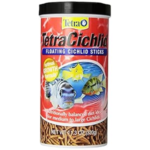 TetraCichlid Floating Cichlid Sticks 11.3 Ounces, Pond Fish Food, Nutritionally Balanced