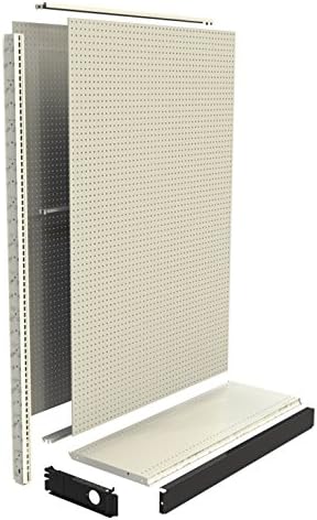 Madix Fixtures Wall Section, 48" Wide x 72" Height x 16" Depth, Beige Finish (Sahara)