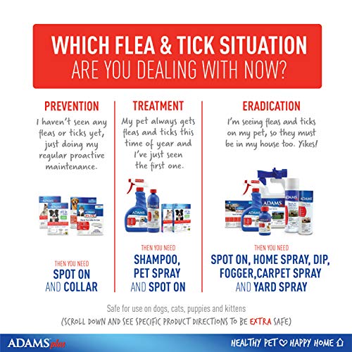 image for Adams Plus Flea and Tick Shampoo with Precor, Flea Treatment for Cats 