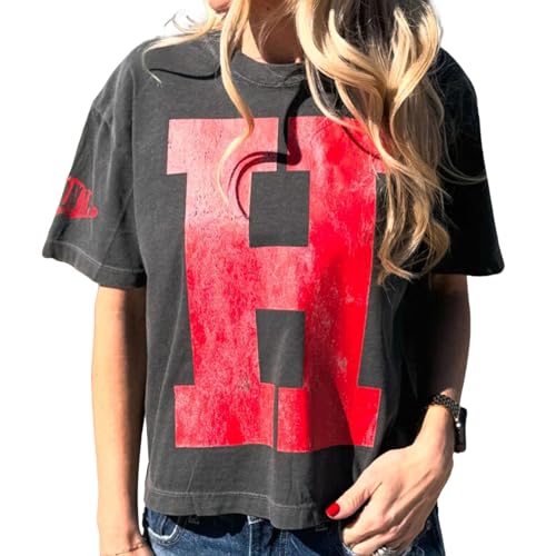 Custom #1 Fan Sweatshirt Printed Number Letter Personalized Vintage Sports T-Shirts Customize School Team Name Crewneck City Shirts Gift for Cheer Girls Mom Teen Unisex Varsity Game Day Sports Lovers