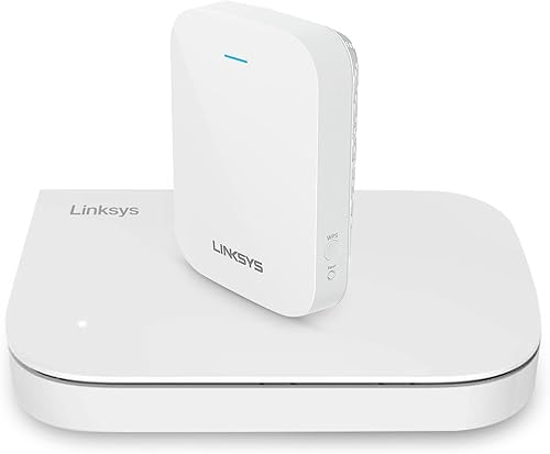 Miniatura 2 de Linksys Combo de enrutador y extensor WiFi, incluye enrutador WiFi 6 y extensor de alcance WiFi para una cobertura superior, ideal para amplificador