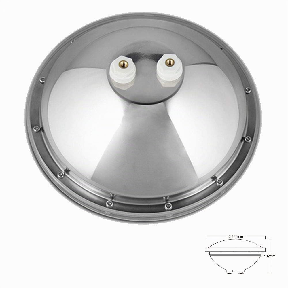 LED PAR56 RGB+CCT Poollampe Poolleuchte Poolbeleuchtung Lampe für Unterwasser Unterwasscheinwerfer MiLight PW01 Farbwechsel und Weiß CCT mit Fernbedienung oder App Alexa DMX (Einzeln)