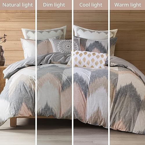 Image of INK+IVY Alpine Comforter Mini Set, King /Cal King, Blush