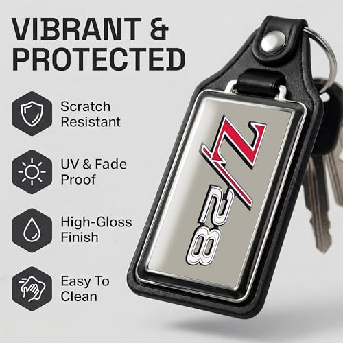 Image of Brotherhood Car Key Chain for Camaro - Classic Models Keychain for Men and Women Gift Key Ring - -