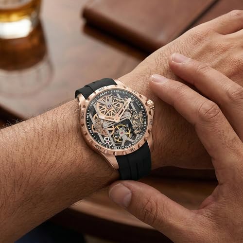 Image of ALIX AL2925T Men's Chronograph Sport Watch Stainless Steel Case with Silicone Band