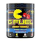 G Fuel Pac-Man Energy Drink Powder, Pre Workout Caffeine Mix for Gaming, Sugar Free Focus Amino, Vitamin + Antioxidants, 9.8oz (Cherry Lollipop, 40 Servings)